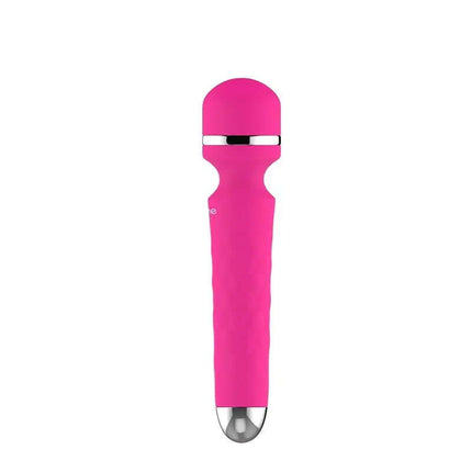 Massajer Rock Fuchsia, compact pink massager with 7 vibration modes, suitable for versatile use, featuring a discreet and travel-ready design.