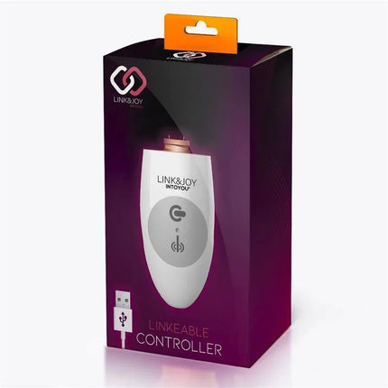 Link & Joy Controller USB packaging with ergonomic design and linkable heads displayed on box.