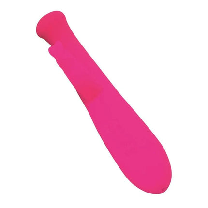 Cotton G-Spot and Rabbit Vibe USB Silicone Fuchsia sex toy in vibrant fuchsia color with bunny-shaped clitoral stimulator.