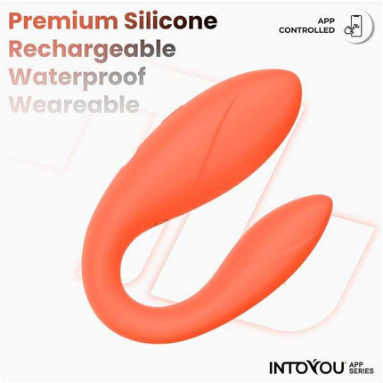 Premium Silicone Couple Toy with App Flexible Silicone Salmon for enhanced connectivity and shared pleasure.