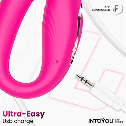 Couty Couples Toy 360º Oscilation with APP, featuring easy USB charge and app control, from Intoyou® App Series.