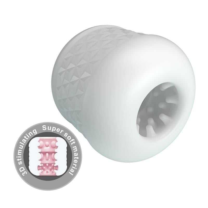 Crystle Dual Stroker with Textured Tunnel - secretsextoys.store