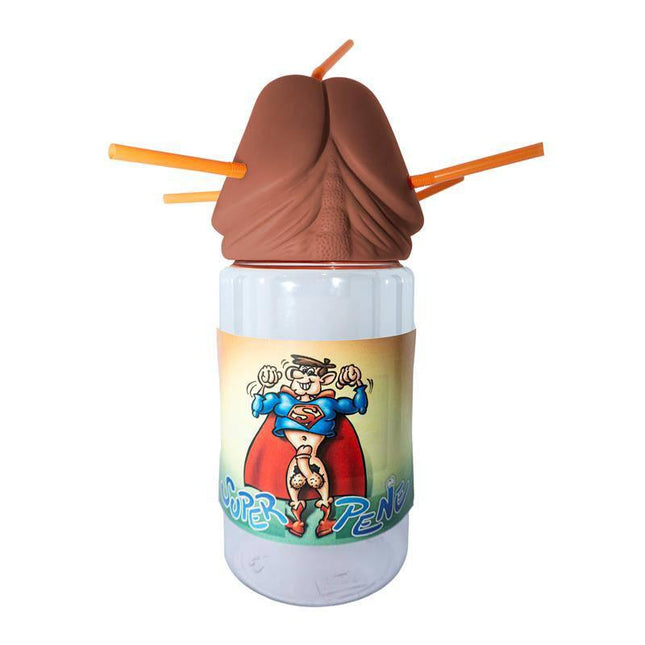 Cubalitro Mulato 1500 ml novelty penis jug with DIABLO PICANTE option, ideal for adult celebrations and bachelor parties.