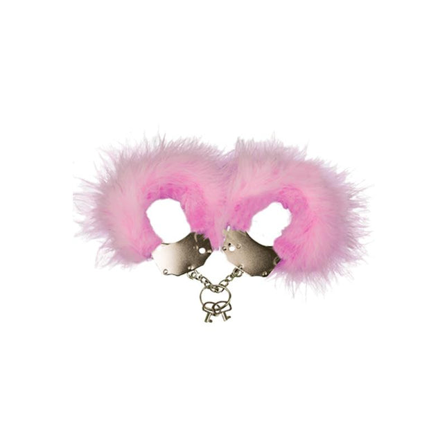 Cufs Metal and Feathers Pink