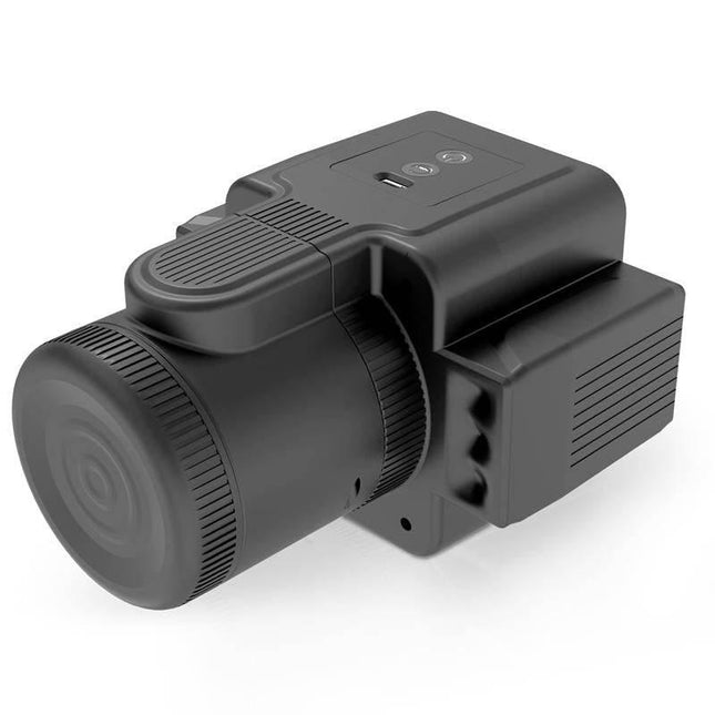 Cumera Camera Masturbator with Thrusting and Rotation featuring dual-ended open design on a white background.