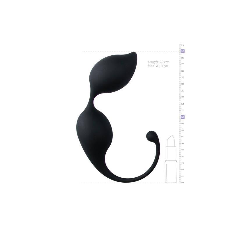 Curved Kegel Balls - Black - secretsextoys.store