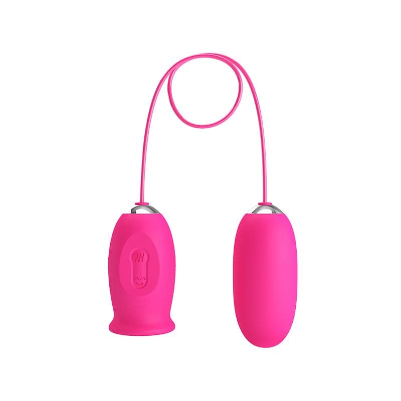 Daisy Vibrating Egg with Licking Tongue Pink - secretsextoys.store