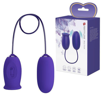 Daisy Youth Egg Vibrator and licking tongue with packaging