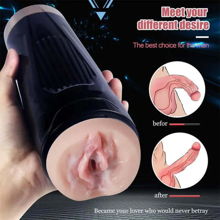 Davina Masturbator with vibration featuring realistic design and dual motors for enhanced solo play experience.