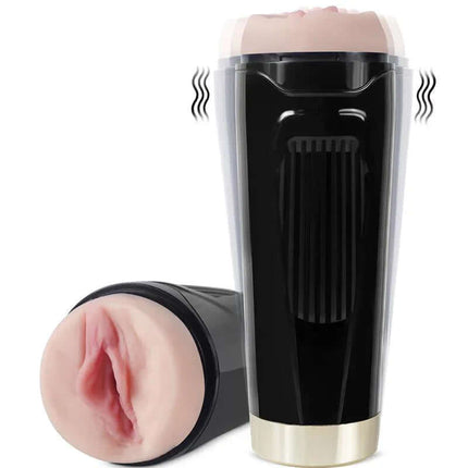Davina Masturbator with vibration featuring lifelike texture and dual motors for enhanced solo pleasure.