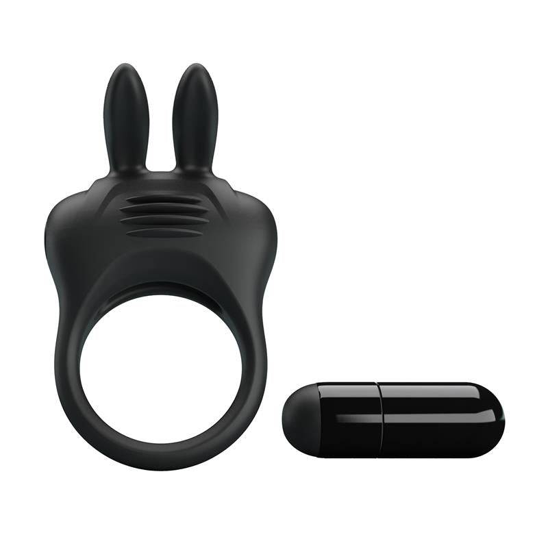 Davion Cock ring with vibration and Rabit - secretsextoys.store