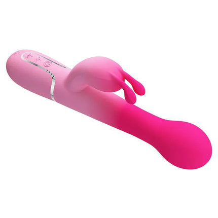 Dejon Vibe with Thrusting and Rotating Beads in pink, featuring dual motors for versatile stimulation.