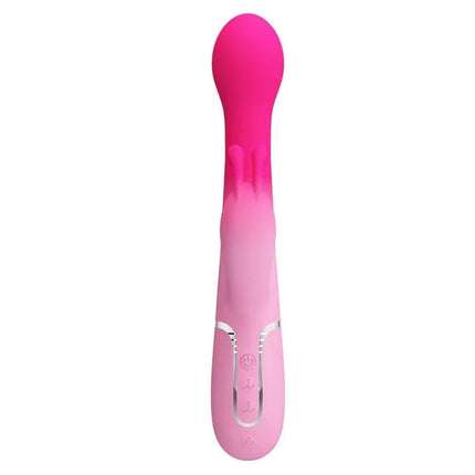 Dejon Vibe with Thrusting and Rotating Beads - pink dual-motor vibrator for versatile stimulation