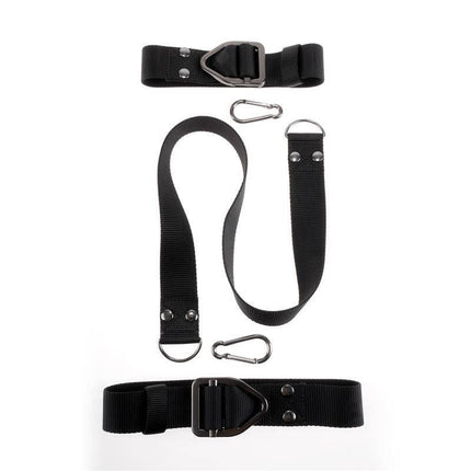 Deluxe Cuff Set with heavy-duty straps and extension for versatile bondage play