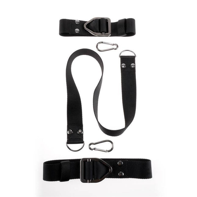 Deluxe Cuff Set with heavy-duty straps and extension for versatile bondage play