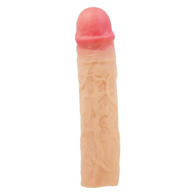 Derek Extended Penis Sleeve in lifelike design for added length and girth