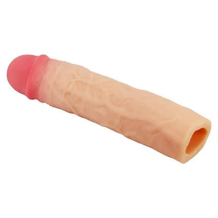 Derek Extended Penis Sleeve for increased length and girth, realistic design for enhanced satisfaction and confidence.