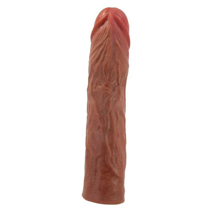 Derek Penis Extended Sleeve in lifelike, flexible TPR for added length and girth.
