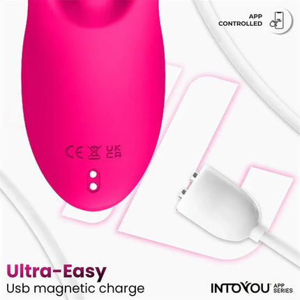 Derek Vibe with Finger Function 3 Motors and App featuring USB magnetic charging from Intoyou® App Series.