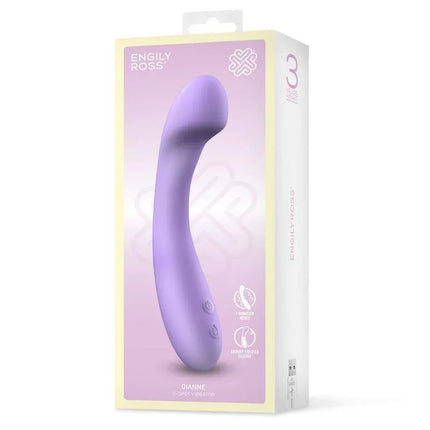 Dianne Vibe Liquid Silicone Unibody G-Spot Bendable USB in packaging by Engily Ross