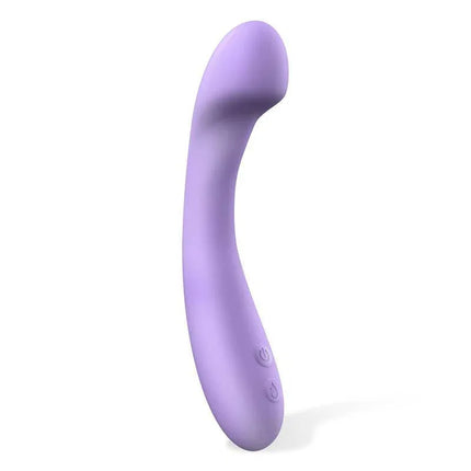 Dianne Vibe Liquid Silicone Unibody G-Spot Bendable USB, purple curved vibrator for precise G-spot stimulation