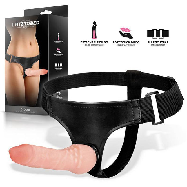 Diddo Detachable Strap-On Harness with semi-realistic dildo for enhanced pleasure and comfort.