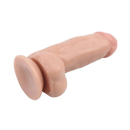 Dildo Dual Density Fashion Dude 6.9 Flesh with lifelike texture and realistic design.
