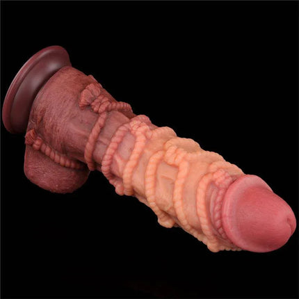 Dildo Dual Layer King Size Nature 10.5 with realistic texture for immersive stimulation.