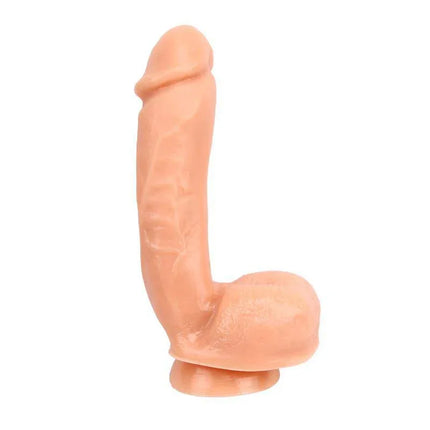 Dildo Hard On T-Skin 22 x 4.8 cm Flesh with suction cup and realistic design for lifelike experience.