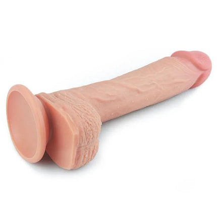 Dildo Nature 8.5 Liquid Silicone Flesh with realistic design and dual-density for lifelike sensation