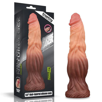 Dildo Nature 9.5 Dual Layer with lifelike design and dual-layer silicone for authentic pleasure