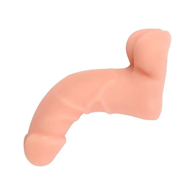 Dildo No.01 T-Skin 6.7 Flesh with lifelike design for comfortable solo or shared use, featuring flexible spine for perfect angle adjustment.