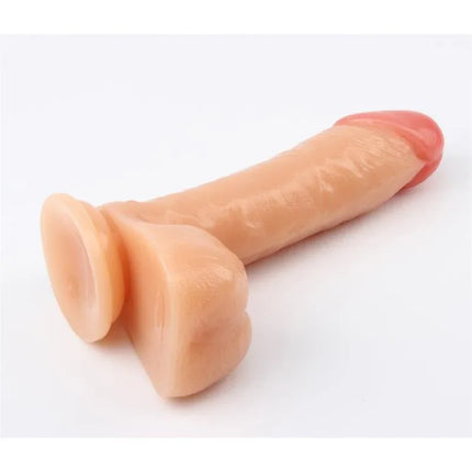 Dildo Swing 20 x 4.1 cm Flesh with realistic design and suction cup base, featuring lifelike anatomy for enhanced pleasure.