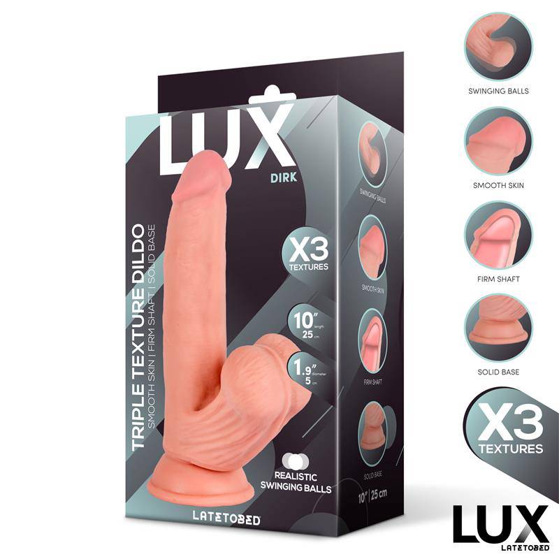 Dirk Triple Density Dildo with Swinging Balls 10 - secretsextoys.store