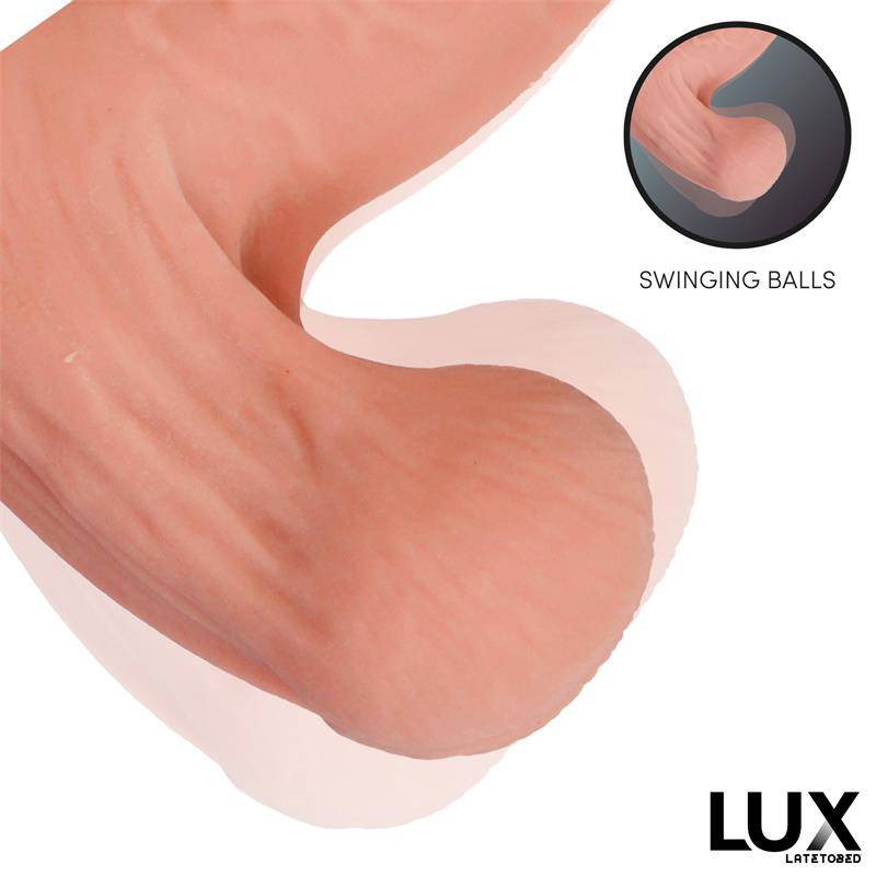 Dirk Triple Density Dildo with Swinging Balls 10 - secretsextoys.store