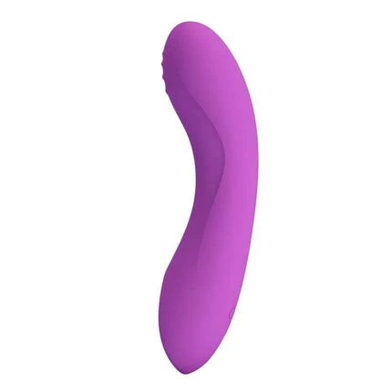 Dj Dick G-Spot Vibration, sleek purple vibrator with shimmering decorative ring, designed for precise G-spot stimulation.
