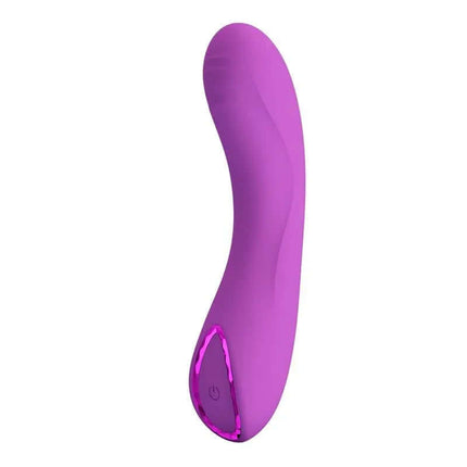 Purple Dj Dick G-Spot Vibration with decorative ring for precise G-spot stimulation