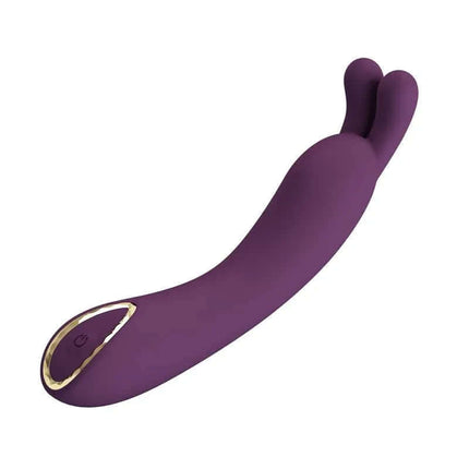 Dj Rabbit G-Spot Vibrator, premium silicone, ergonomic design with decorative ring, targeted G-spot stimulation, 10-function pleasure toy