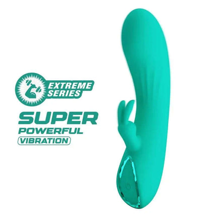 Dj Stick Vibrator G-Spot with decorative ring and 10 functions for G-spot stimulation; part of Extreme Series with powerful vibration
