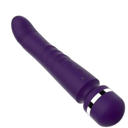 Doble-Head Massager Yoni Dark Lilac dual-action yoni massager for external and internal stimulation in dark lilac color