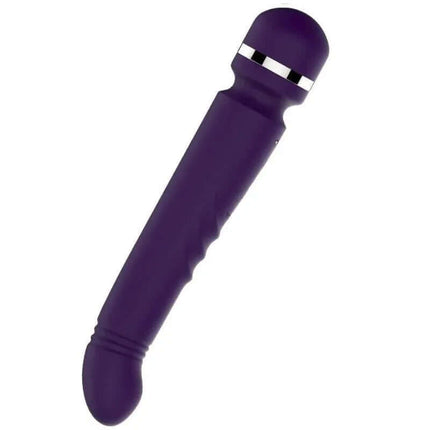 Doble-Head Massager Yoni Dark Lilac, dual-action yoni massager with twin-head design for targeted stimulation in dark lilac color.