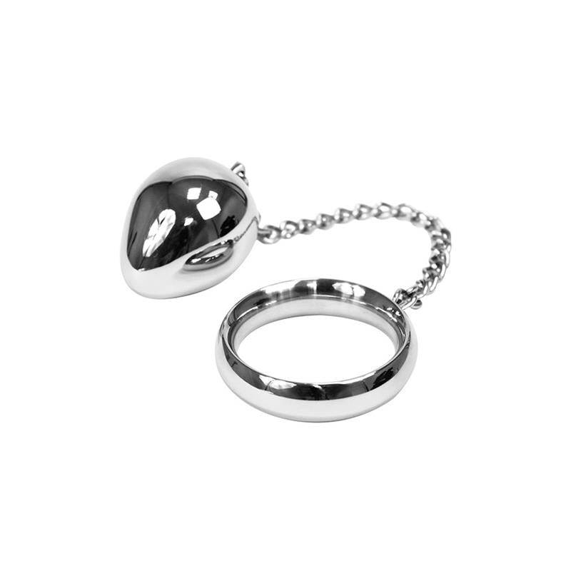 Donut ring with anal egg - Ø 45 MM - secretsextoys.store