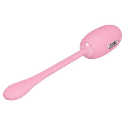 Doreen Electro Shock Vibrating Egg with App Control in pink, featuring a flexible design for versatile use.