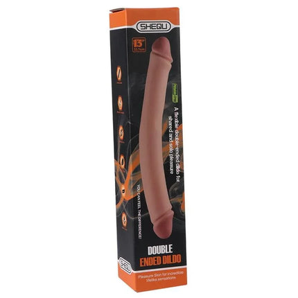 Double Dildo Hobare 34 cm boxed product image for shared pleasure and couples intimacy, dual-ended design.