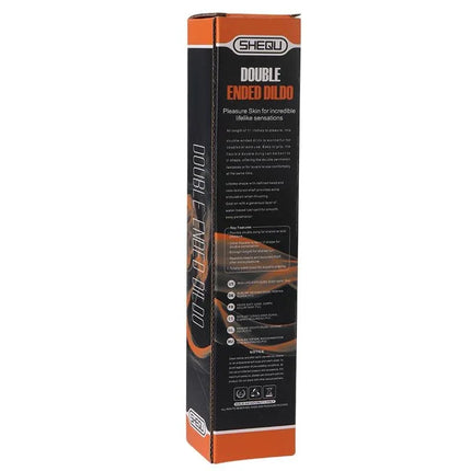 Packaging of Double Dildo Hobare 34 cm for shared pleasure.