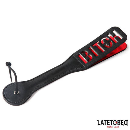 Double Layers Paddle BITCH 32 cm with bold lettering from Latetobed BDSM Line