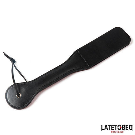 Double Layers Paddle SLUT 32 cm BDSM accessory in black with Latetobed branding.