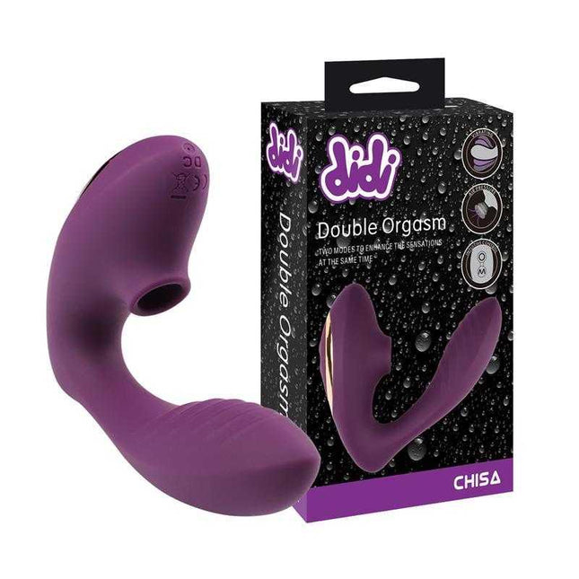 Double Orgasm Clitoris Sucker product image with packaging