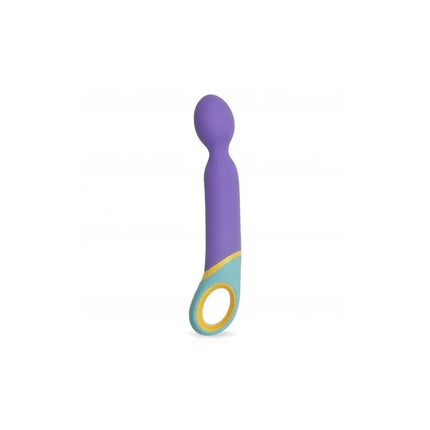 Colorful Double Stimulation Base USB vibrator with flexible head for external and internal pleasure, featuring 11 vibration functions.