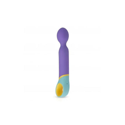 Colorful Double Stimulation Base USB vibrator with flexible head for clitoral and nipple stimulation, offering 11 vibration functions.